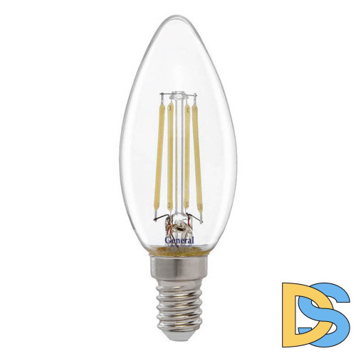 Филаментная светодиодная лампа General GLDEN-CS-10-230-E14-6500 649908