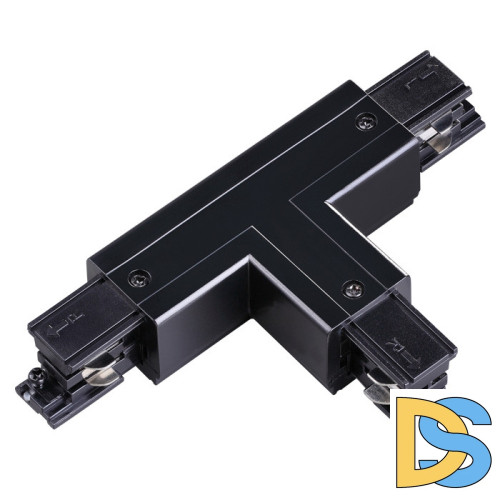 Коннектор Т-образный Novotech track black 3phase 135057