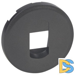 Лицевая панель Legrand Celiane розетки акустической графит 067813