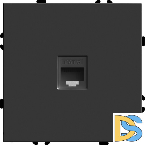 Розетка компьютерная 1-местная RJ-45 Stekker RST00-5117-05 Эмили 49847