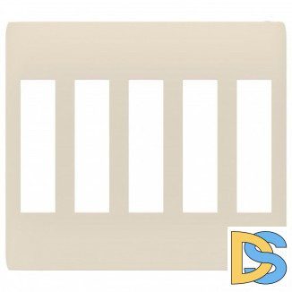 Рамка 5-ая (пятерная), Бежевый, серия Unica Studio, Schneider Electric