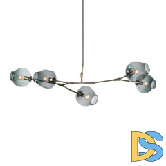 Подвесная люстра Delight Collection Bubble KG0579P-5 smoky