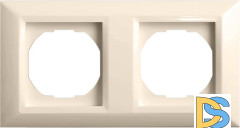 Рамка 2-я кремовая Vesta-Electric Roma Cream