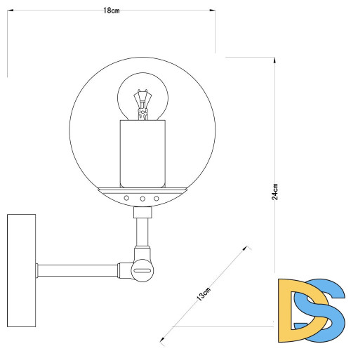 Спот Arte Lamp A1664AP-1CC
