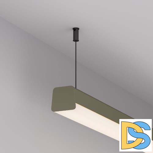 Профиль с экраном Arlight LINE-D-3734-2000 TETRA OLIVE GREY+OPAL 055098