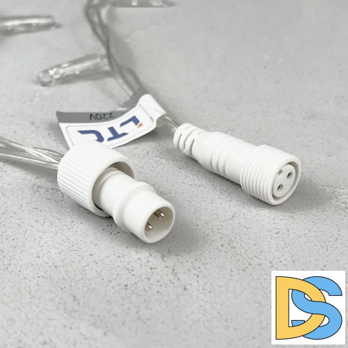 Гирлянда Нить с колпачком Laitcom (LTC) PST100BLWCAP-10-2M