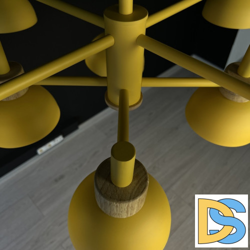 Люстра на штанге ImperiumLoft Fanta 101568-26