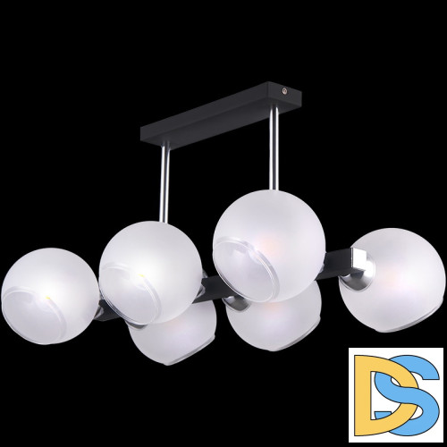 Люстра на штанге Illumico IL9559-6PSQ-79 CR BK