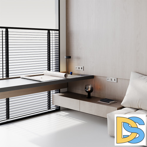 Рамка пластиковая VOLTUM S70 на 3 поста, (кашемир)