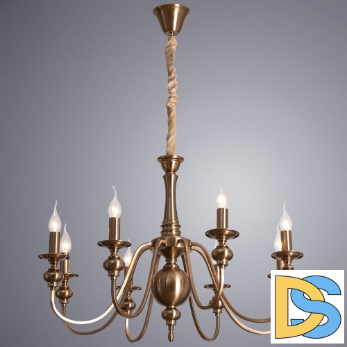 Подвесная люстра Arte Lamp Passoni A6097LM-8PB