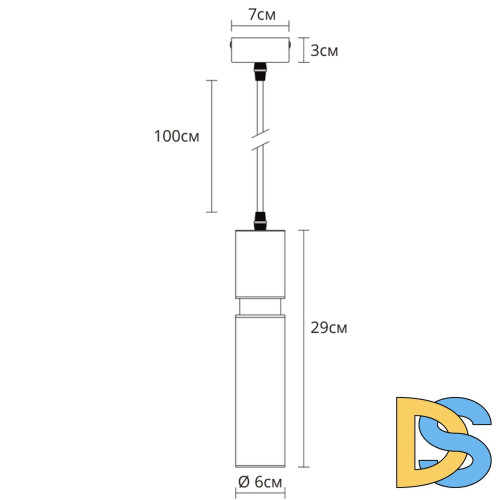 Подвесной светильник Arte Lamp Ran A3145SP-1PB