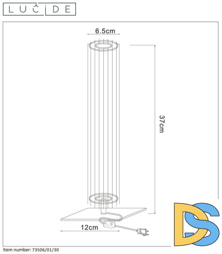 Настольная лампа Lucide LIONEL 73506/01/30
