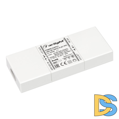 Блок питания Arlight ARV-SP-24012-Flat-PFC (24V, 0.5A, 12W) 033258