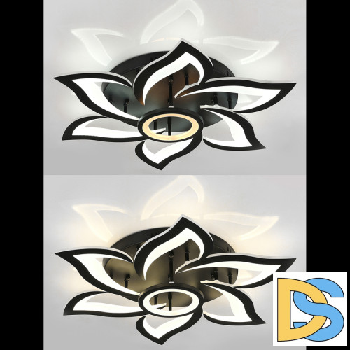 Потолочная люстра Natali Kovaltseva Olimp HIGH-TECH LED LAMPS 82020 BLACK