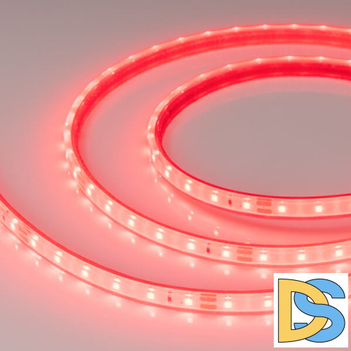 Светодиодная лента герметичная Arlight RTW-PFS-A60-11mm 24V Red (4.8 W/m, IP68, 2835, 5m) 034182