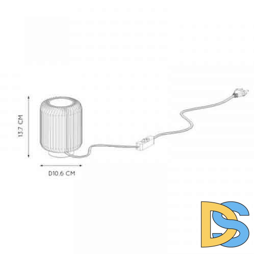 Настольная лампа Lucide Turbin 26500/05/36