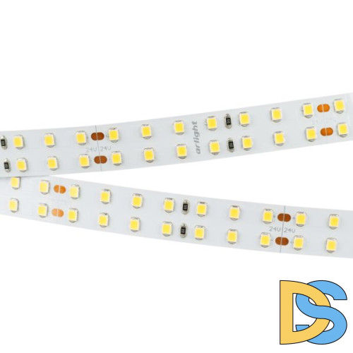 Светодиодная лента Arlight RT-A196-15mm 24V Warm2700 (20 W/m, IP20, 2835, 5m) 019091(2)