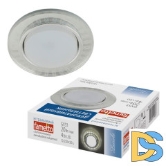 Встраиваемый светильник Fametto Luciole DLS-L157 GX53 GLASSY/CLEAR 3D
