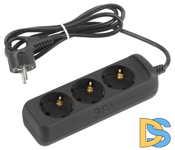 Удлинитель электрический Эра UX-3e-1,5m-B Б0057721