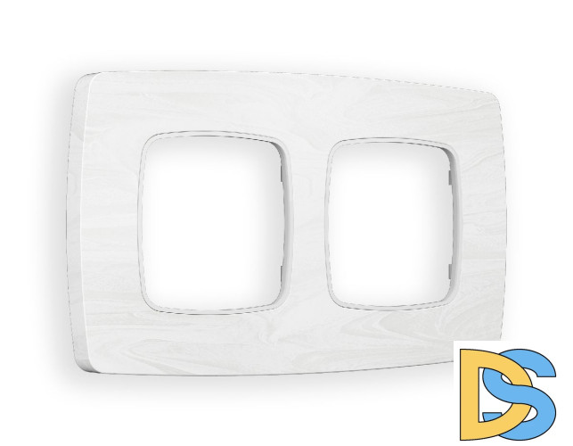 Рамка двухместная Ambrella Volt Opera OF940102