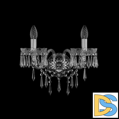 Бра Bohemia Ivele Crystal 1403B/2/160/XL Ni