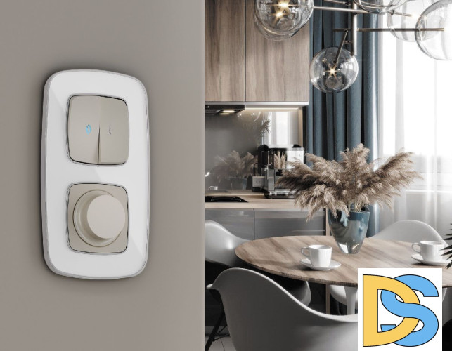 Лицевая панель для светорегулятора универсального Ambrella Volt Omega OP3655