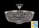 Люстра на штанге Bohemia Ivele Crystal 19283/45IV Ni