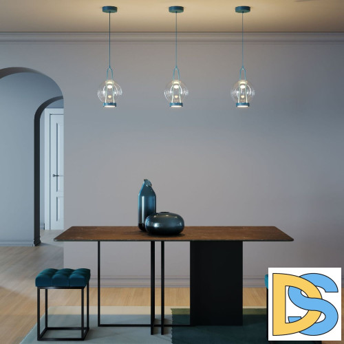 Подвесной светильник Eurosvet Frasco 50267/1 LED синий a069345