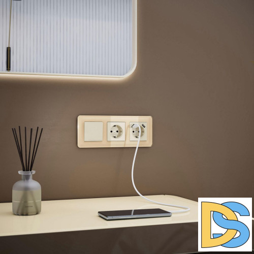 Рамка Werkel Elite на 3 поста айвори W0032443 4690389180781