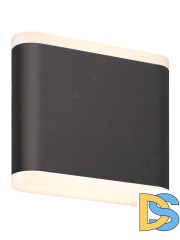 Уличный настенный светильник Elvan GW-6080L-12W-WW-BK