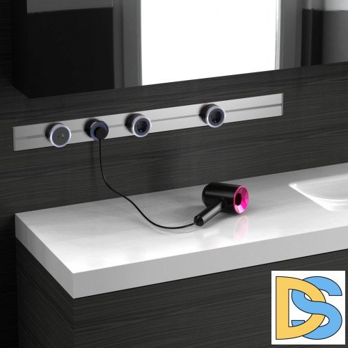 Трековая розетка Arte Milano Am-track-sockets 380066TS LED/USB-Type-C Grey