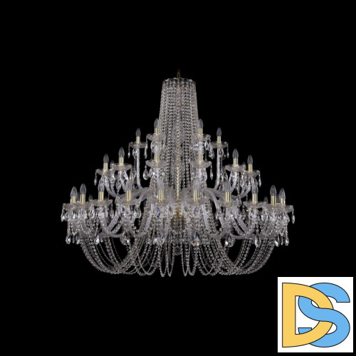 Подвесная люстра Bohemia Ivele Crystal 1402/24+12+6/530 G