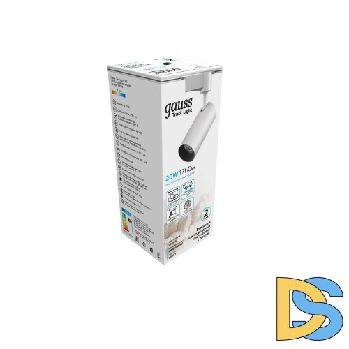 Трековый светодиодный светильник Gauss Track Light Led TR083