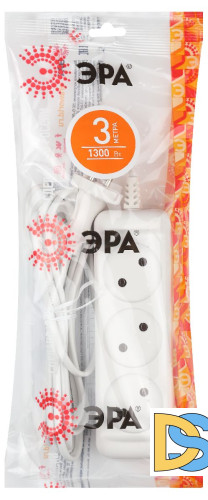 Удлинитель электрический Эра UX-3-3m Б0035748