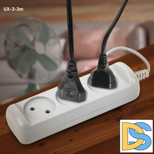 Удлинитель электрический Эра UX-3-3m Б0035748