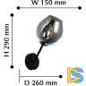 Бра Favourite Traube 2359-1W