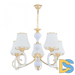 Подвесная люстра Arte Milano Florentia-2387 302387/5 Wh/Gd
