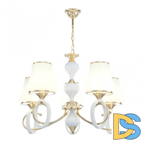 Подвесная люстра Arte Milano Florentia-2387 302387/5 Wh/Gd