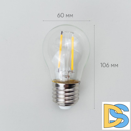 Лампа филаментная Laitcom (LTC) Professional Е27 1W 2700K FLB27-1W-2WW