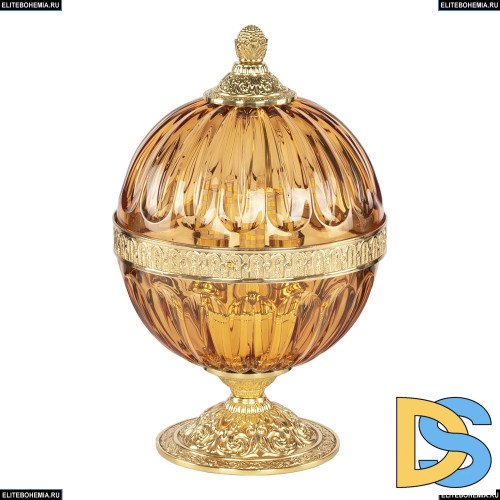 Настольная лампа Bohemia Ivele Crystal 5680L/17 G Amber/M-1H