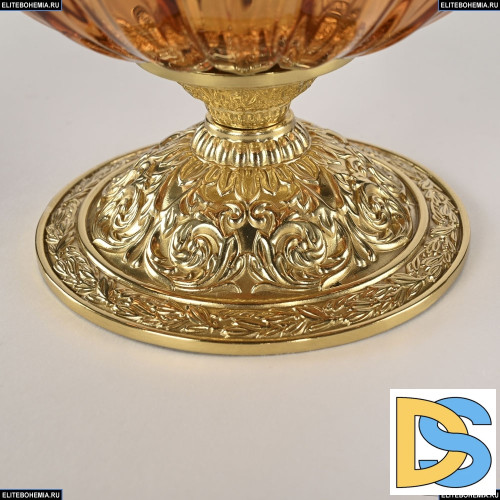 Настольная лампа Bohemia Ivele Crystal 5680L/17 G Amber/M-1H