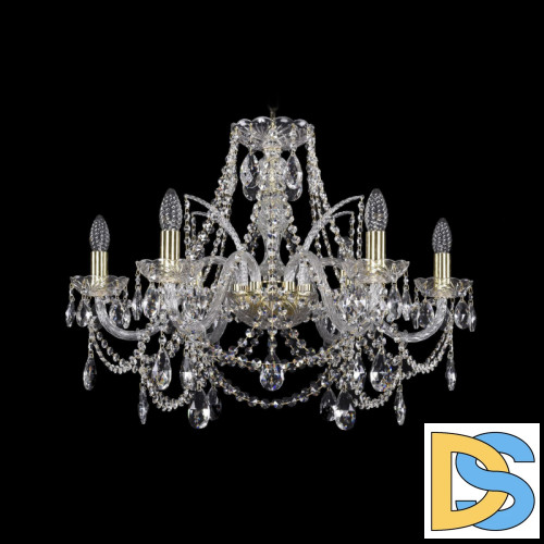 Подвесная люстра Bohemia Ivele Crystal 1411/6/240 G