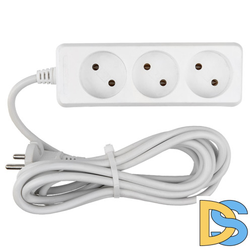 Удлинитель бытовой General GES-10-2x075-3-7m 470034