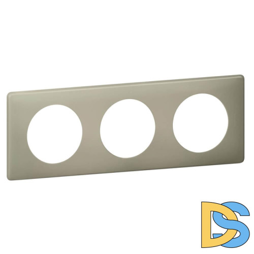 Рамка 3-постовая Legrand Celiane грин перкаль 066713