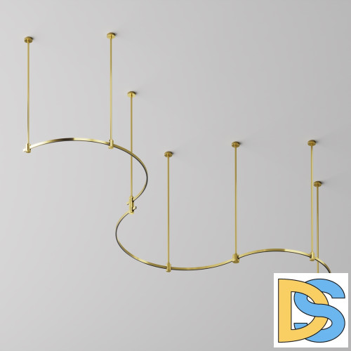 Шинопровод магнитный полукруг Maytoni Flarity TRX154-SR-D650-BS