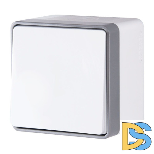 Выключатель одноклавишный Werkel влагозащищенный Gallant (белый) W5010201