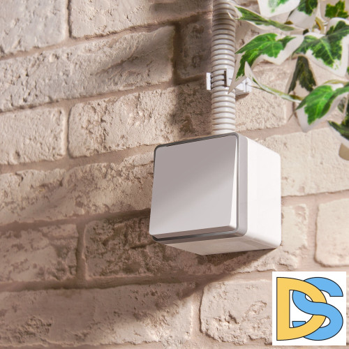 Выключатель одноклавишный Werkel влагозащищенный Gallant (белый) W5010201