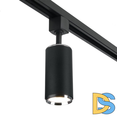 Трековый светильник Elektrostandard Svit GU10 черный/хром MRL 1013 4690389149658