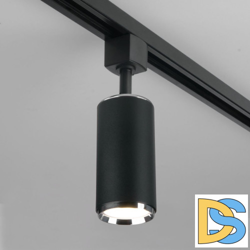 Трековый светильник Elektrostandard Svit GU10 черный/хром MRL 1013 4690389149658