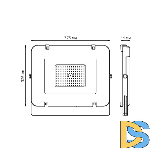 Прожектор светодиодный Gauss Elementary 150W 6500К 691511150